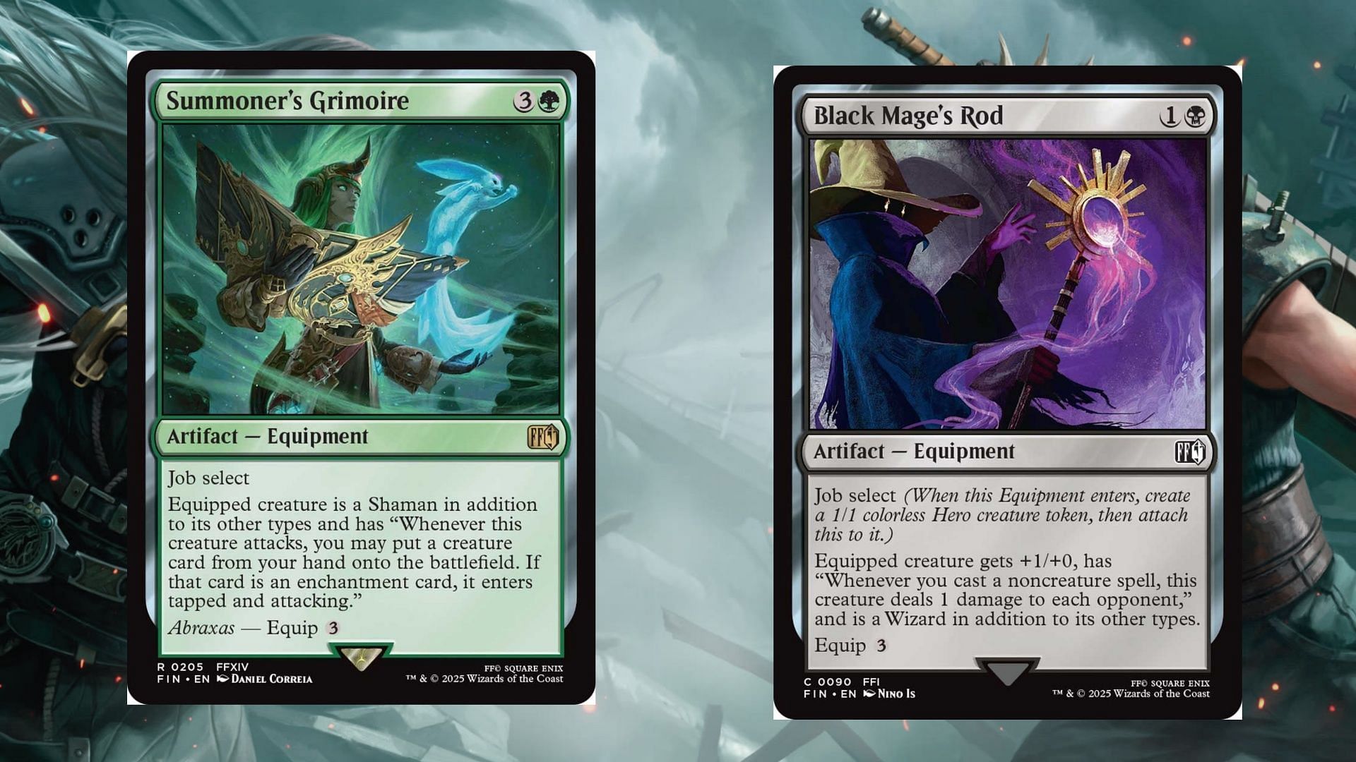 I won't lie, I was hoping for a "Gil Toss" card from FF5's Samurai. There's still hope Setzer could take that spot though! (Image via Wizards of the Coast)